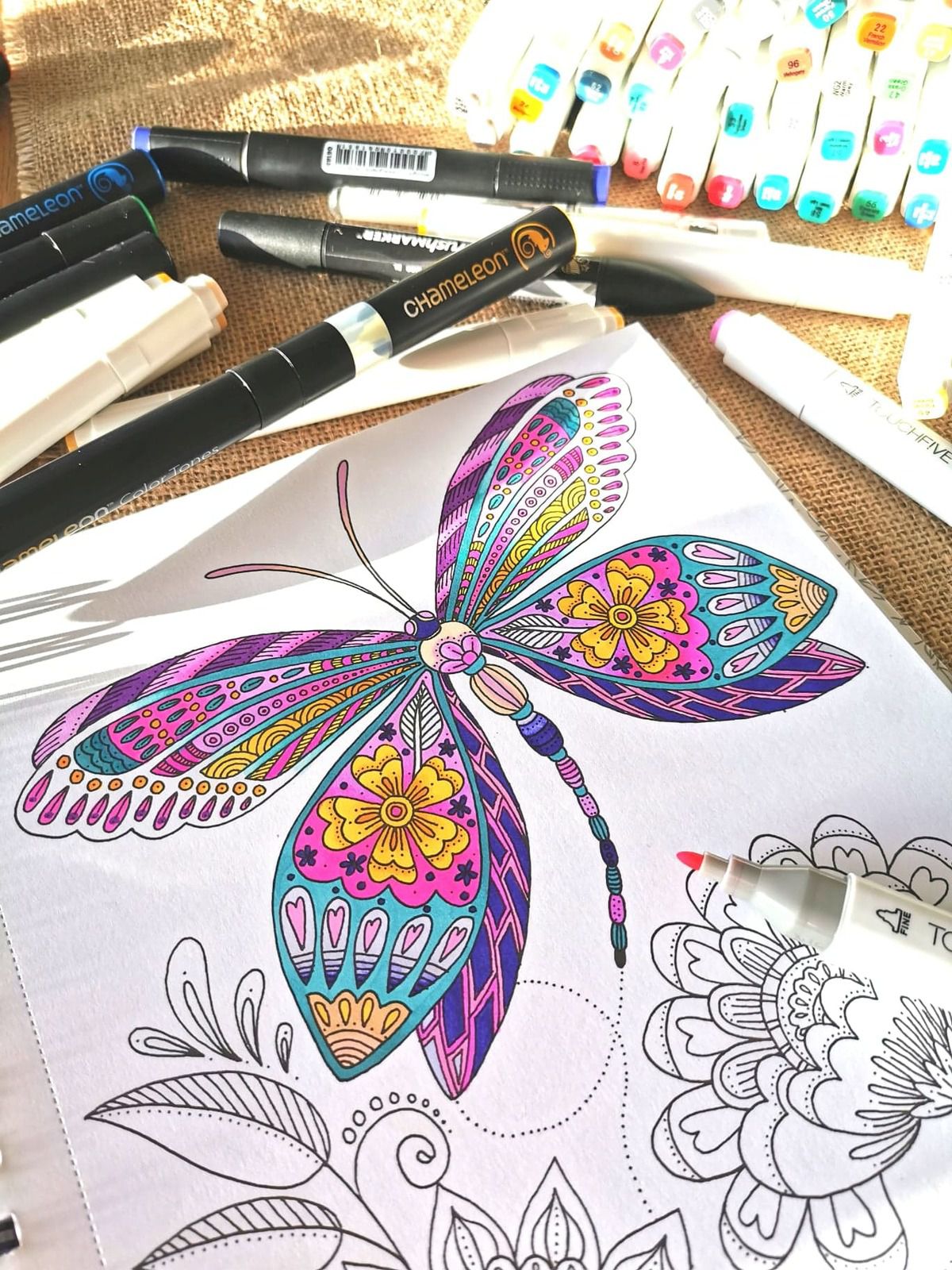 Quel Feutre Pour Coloriage Adulte Passion coloriage - Les Perles de Maman