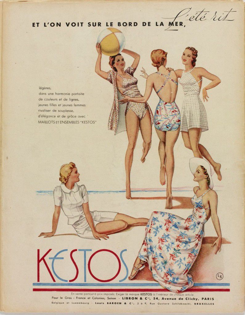 Tous à la plage! - La mode dans les années 40: Collection et reconstitution