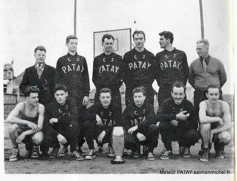 CS PATAY l'équipe championne de France de Basket corporatif 1955