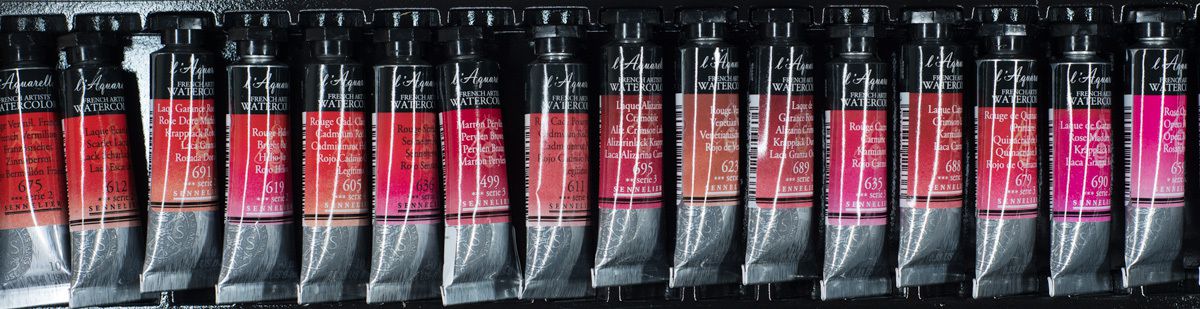 Sennelier Red Watercolour Paints