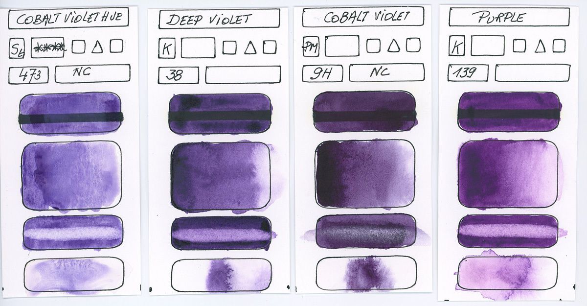 Other Violet Watercolor Paints without Pigment information