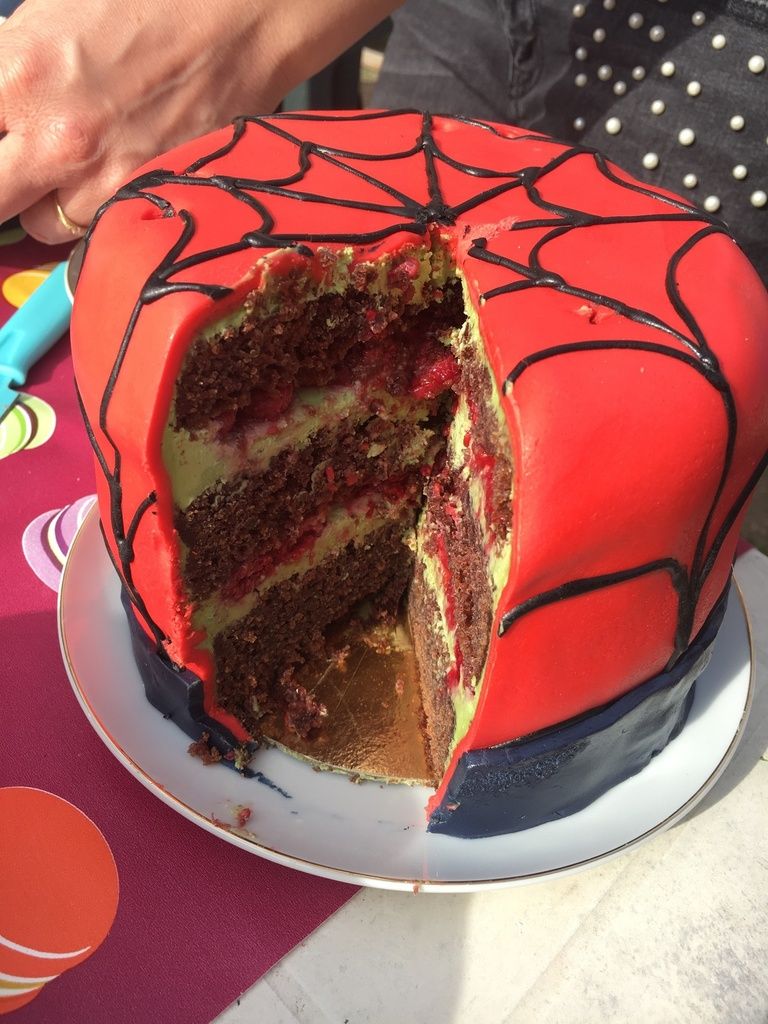 Gateau Spiderman Aux Delices D Aline Gateau Spiderman Aux Delices D Aline