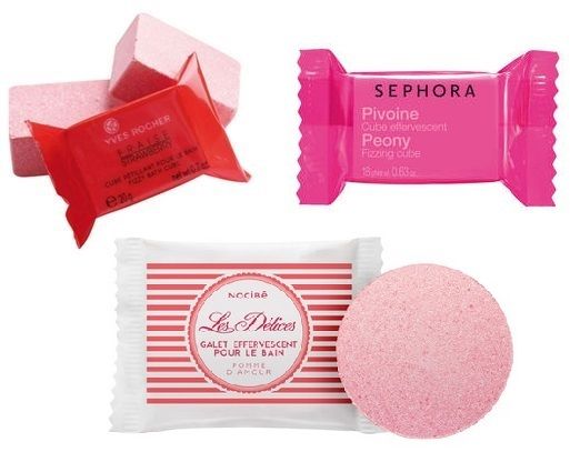 Les produits effervescent des marques Yves Rocher, Sephora et Nocibé