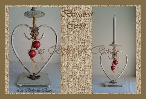 Bougeoirs natures, bohèmes, vintages, pièces uniques