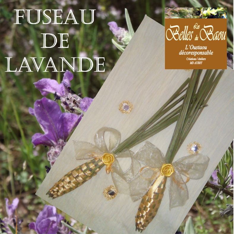 sachets et fuseaux de lavande