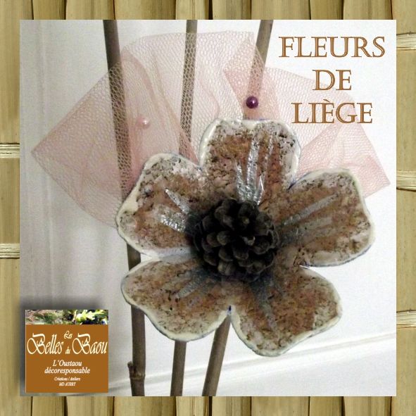 fleurs de liège : décoration florale pérenne, pièces uniques