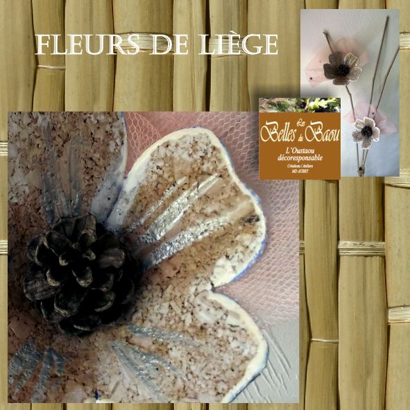 fleurs de liège : décoration florale pérenne, pièces uniques