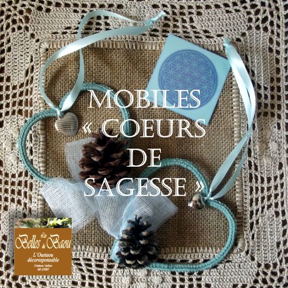 Mobiles et attrapes rêves - créations originales Les Belles du Baou
