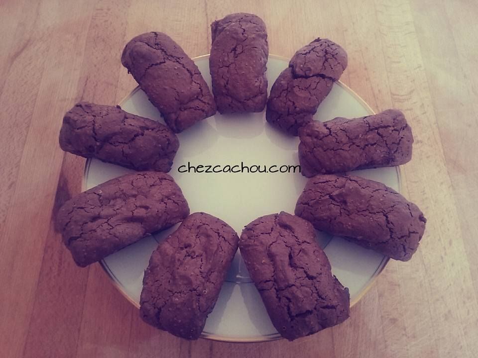 Mini brownies aux noisettes