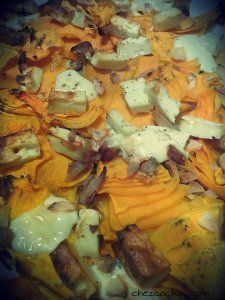 gratin de courge butternut