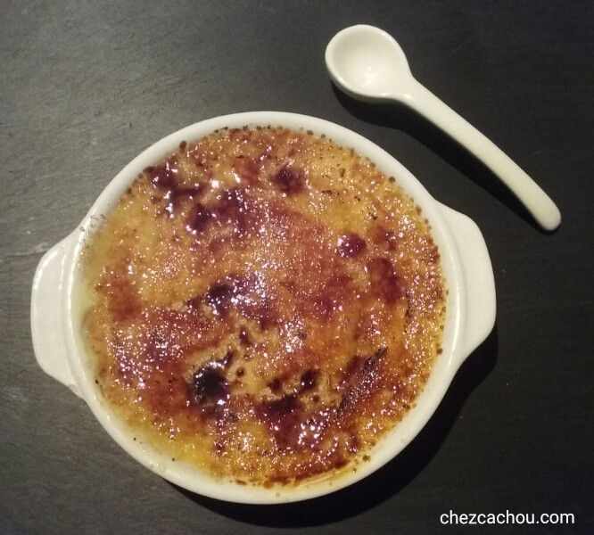 Crème brûlée à la fève tonka 