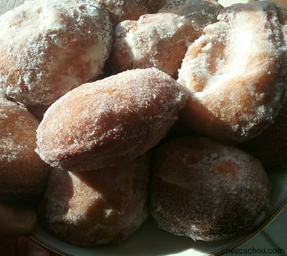 Pączki beignets polonais à la confiture