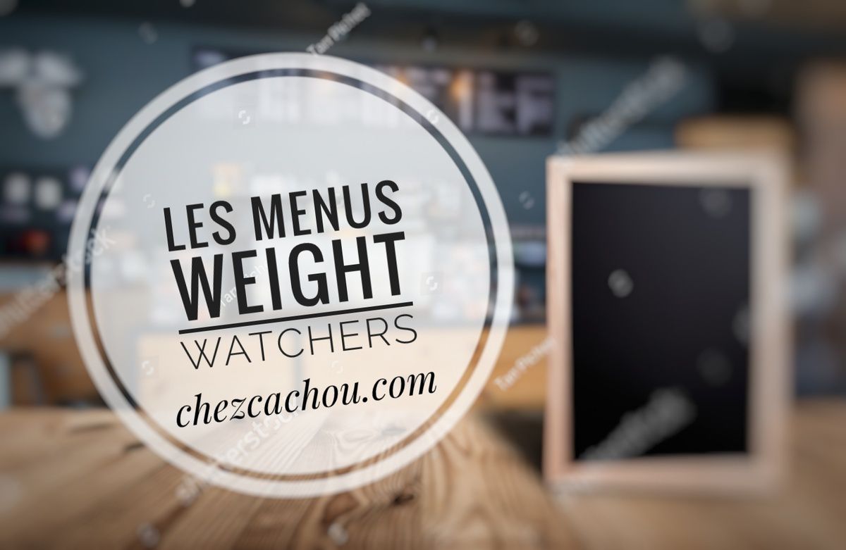 Idées menus Weight Watchers hiver