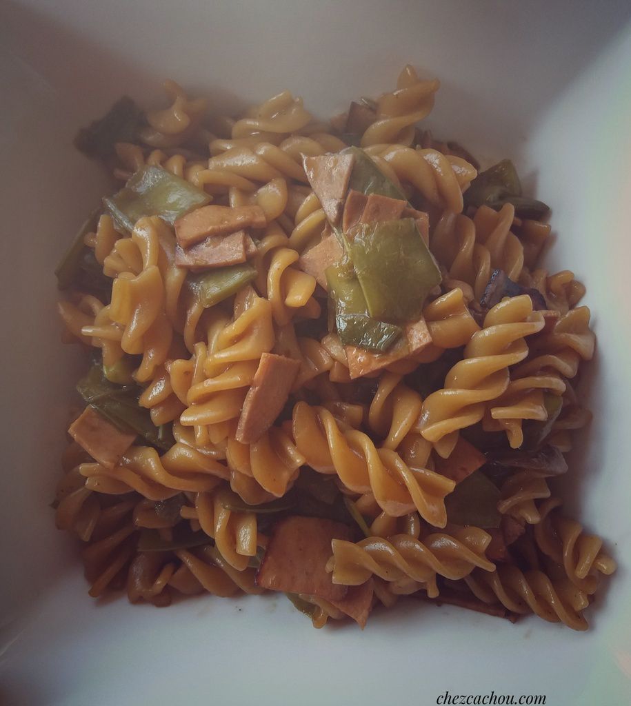 One pot pasta aux pois gourmands