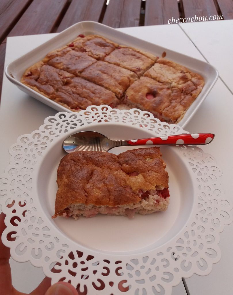 Gâteau de semoule aux fruits rouges