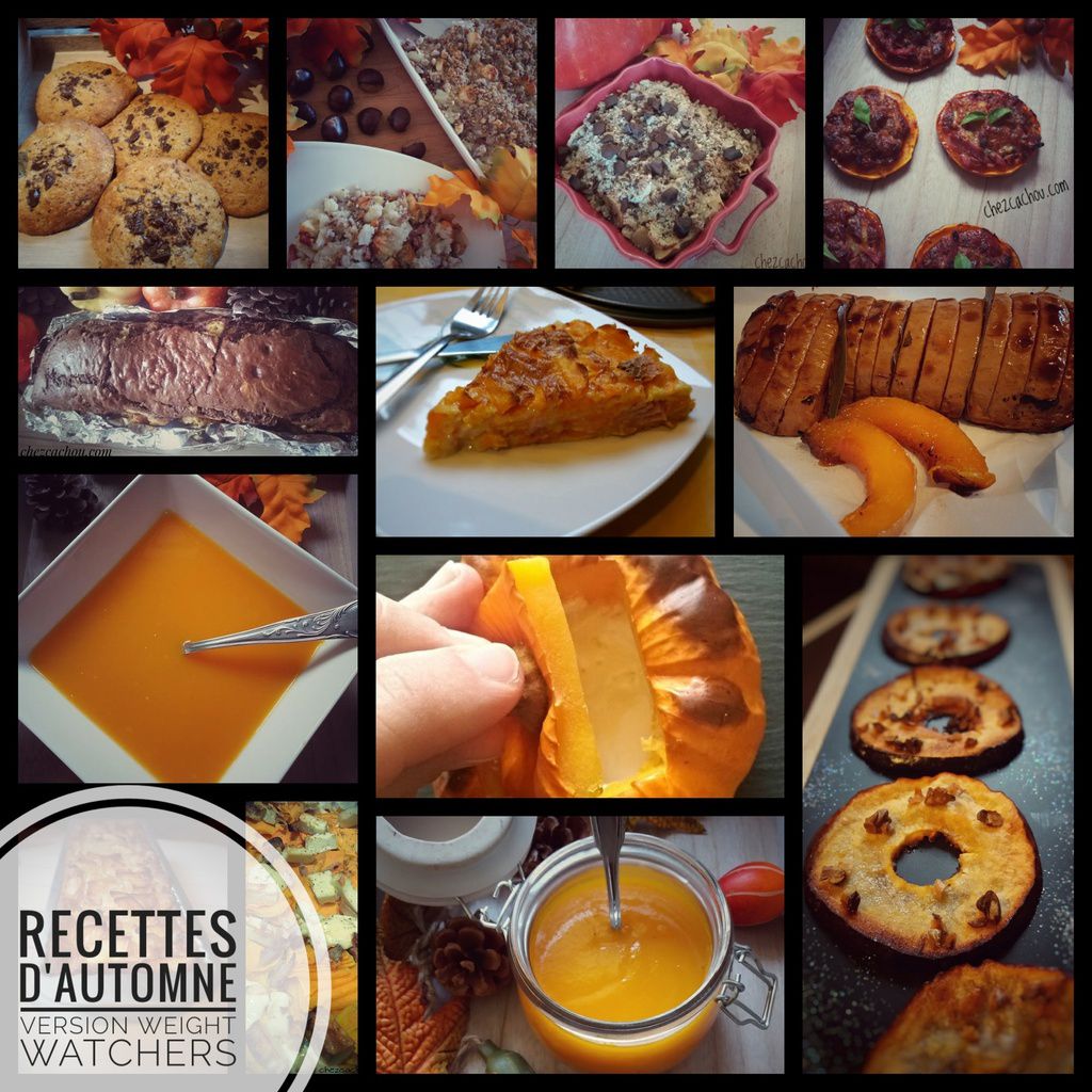 Recettes d'automne version Weight Watchers