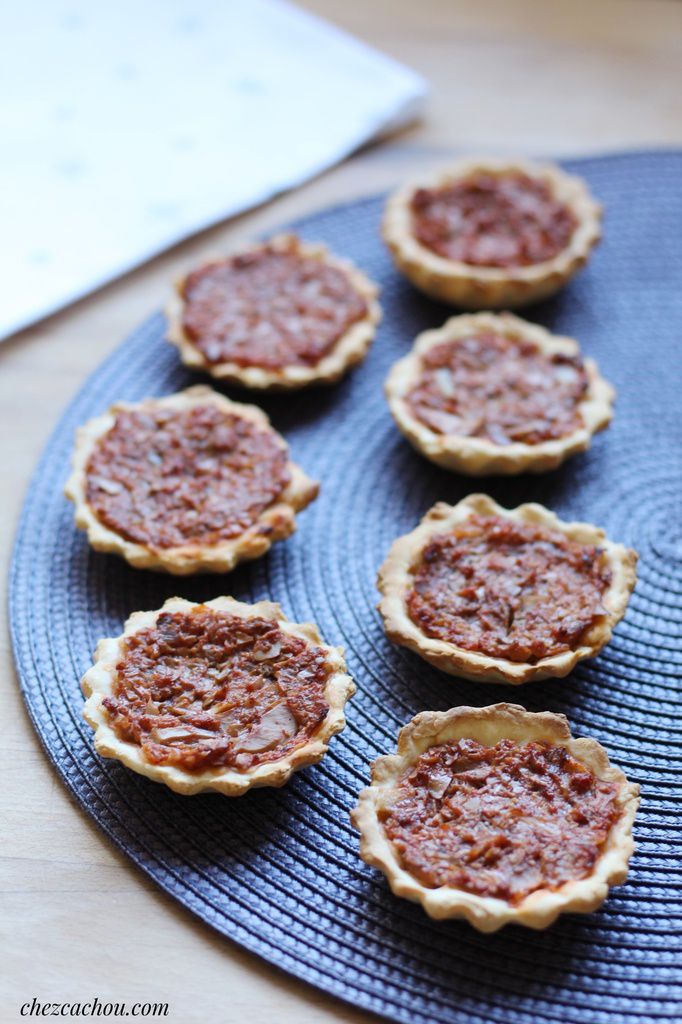 Mini-tartelettes salées façon pizza