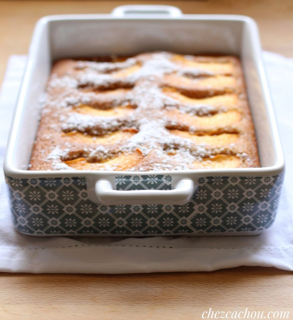 Gâteau light aux abricots