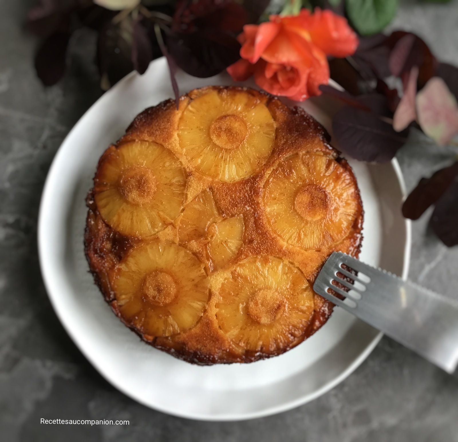 Gateau Renverse A L Ananas Caramelise Au Companion Thermomix Ou Sans Robot Les Recettes De Sandrine Au Companion Ou Pas Gateau Renverse A L Ananas Caramelise Au Companion Thermomix Ou Sans Robot Les Recettes De Sandrine Au Companion Ou Pas