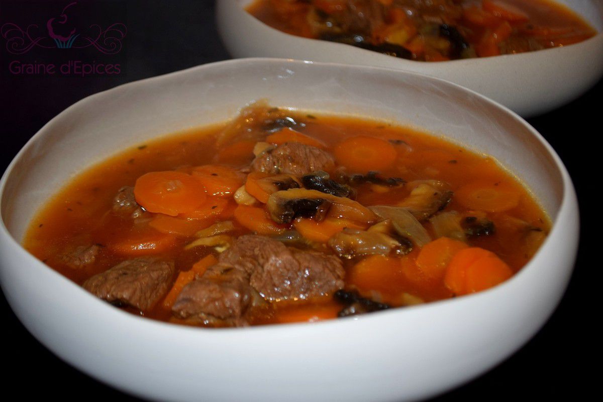 Boeuf Marengo au Cookéo - Graine d'Epices