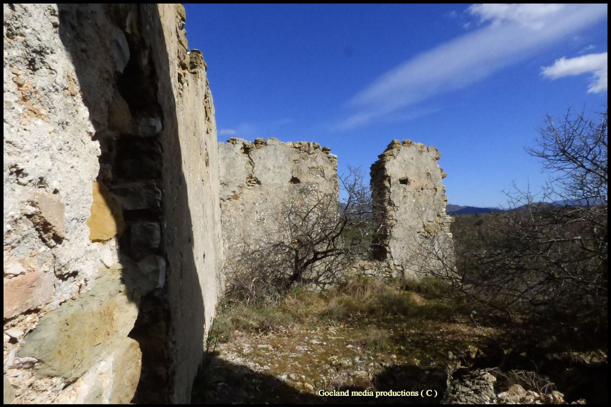 Chateau du vieux Val St Donat - chateau neuf val saint donat ( 04 )