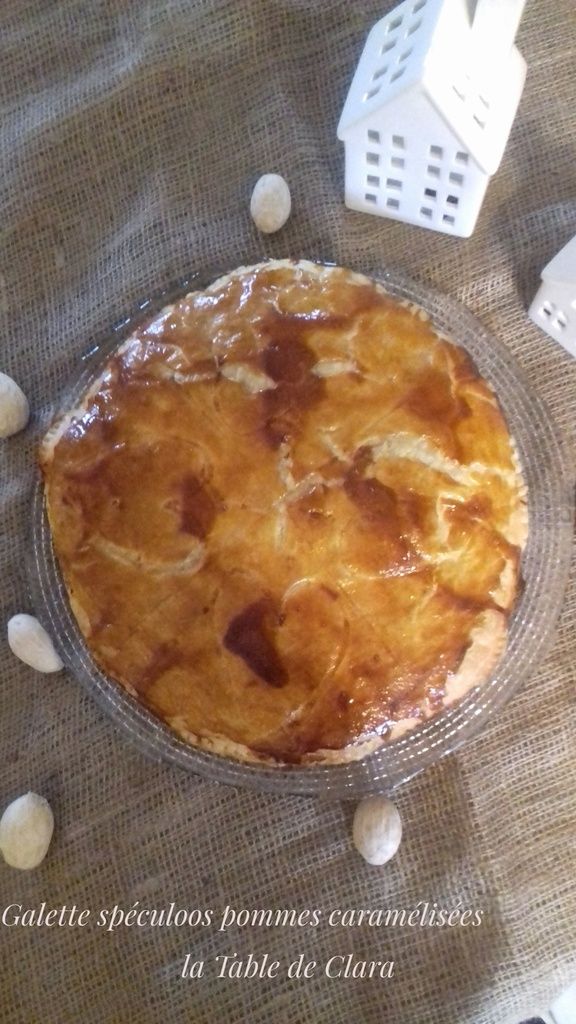 Galette des rois spÃ©culoos pommes caramÃ©lisÃ©es 