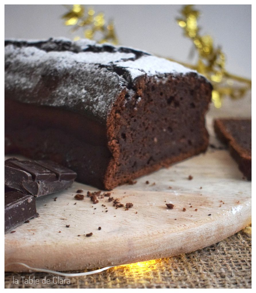 Cake moelleux au chocolat noir 