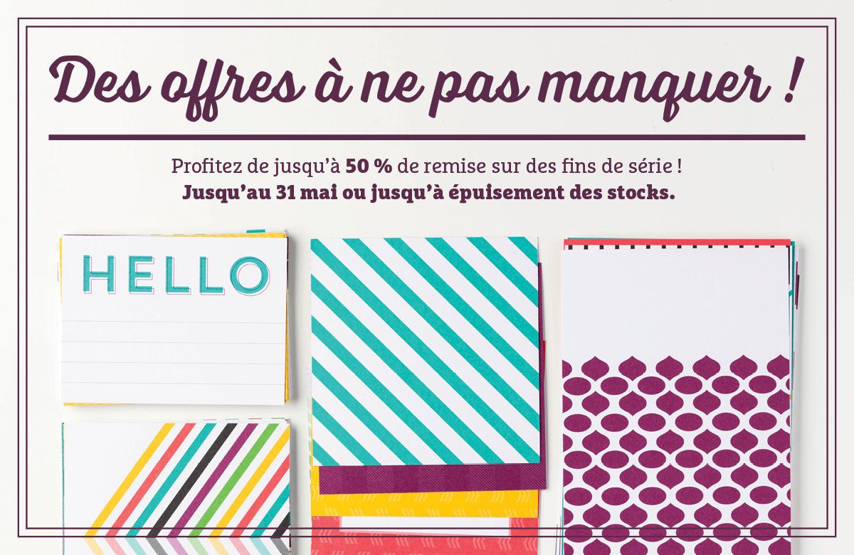 Soldes Stampin'up! catalogue annuel