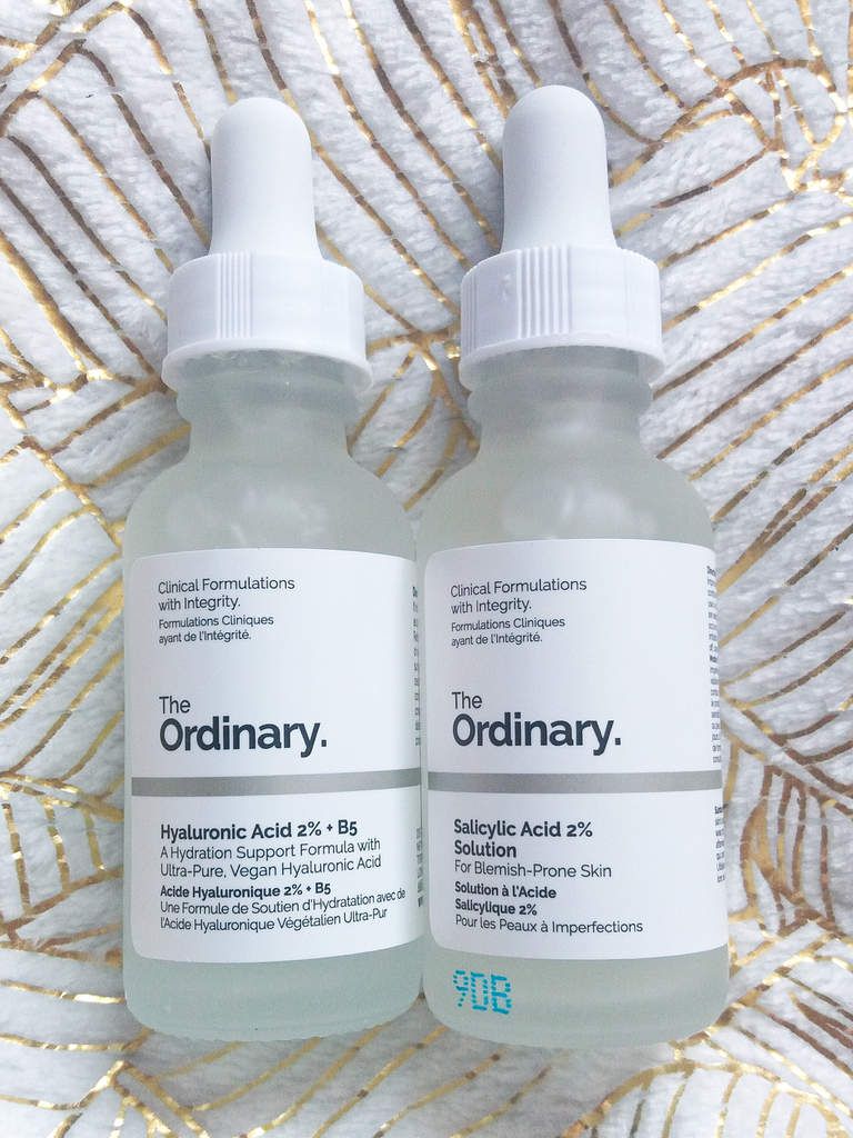 The Ordinary, Acide Salicylique et Hyaluronique - Blonde and Peonies