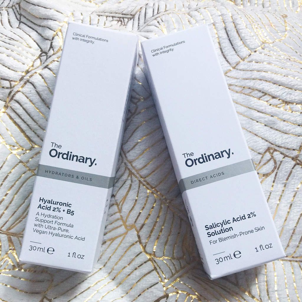 The Ordinary, Acide Salicylique et Hyaluronique - Blonde and Peonies