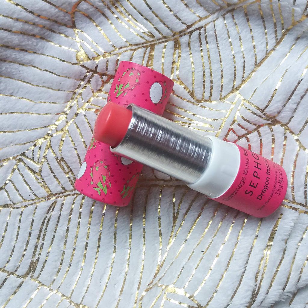 Sephora, lips scrub, fruit du dragon Blonde and Peonies