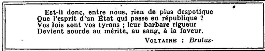 Citation De Francois Marie Arouet Dit Voltaire La Gazette Des Vosges D Action Francaise