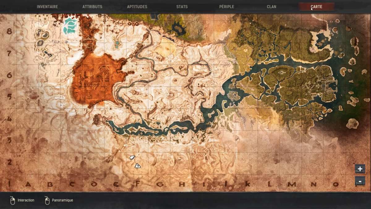 Map. [Conan Exiles - gaming GNU/Linux]