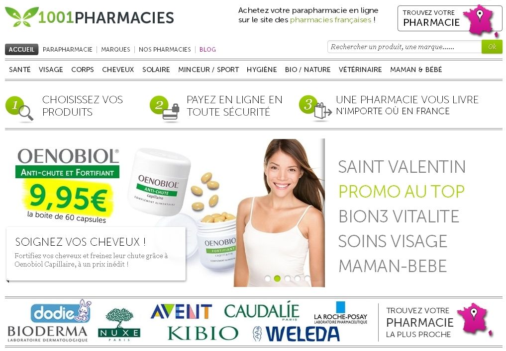 Pharmacie en ligne avec 1001pharmacies le spécialiste ...