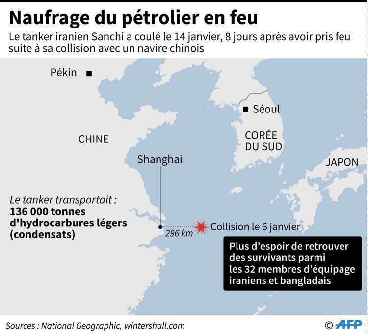 Naufrage D'un Pétrolier Iranien: Gigantesque Marée Noire En Mer De ...