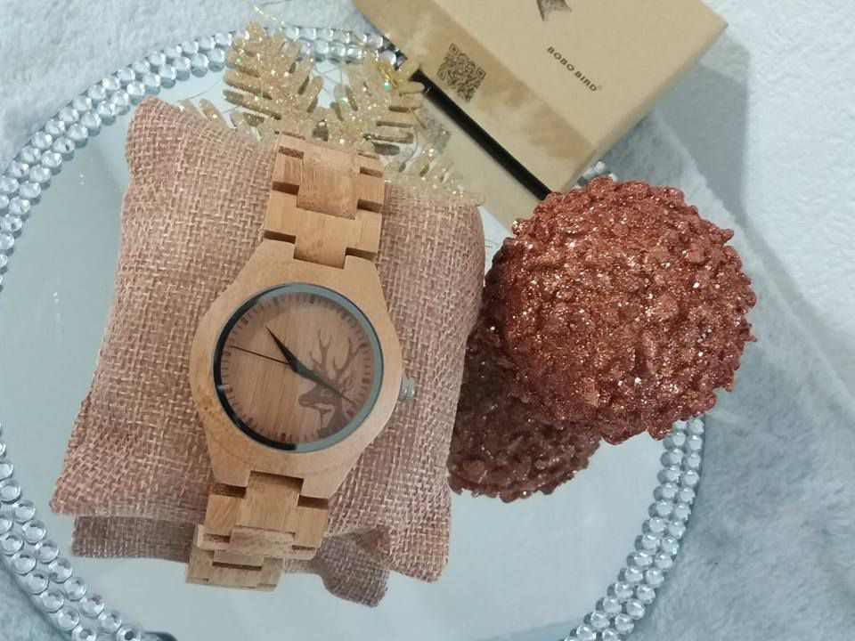 montre en bois