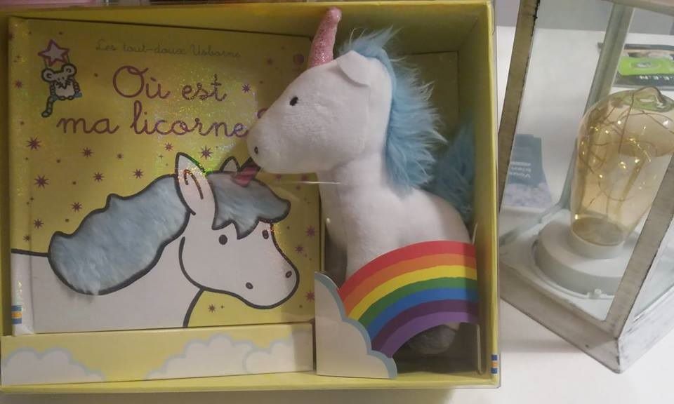 L'objet De Ma Tendresse Où est ma licorne ? un coffret avec peluche plein de tendresse