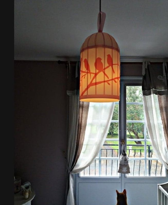 lampe oiseau