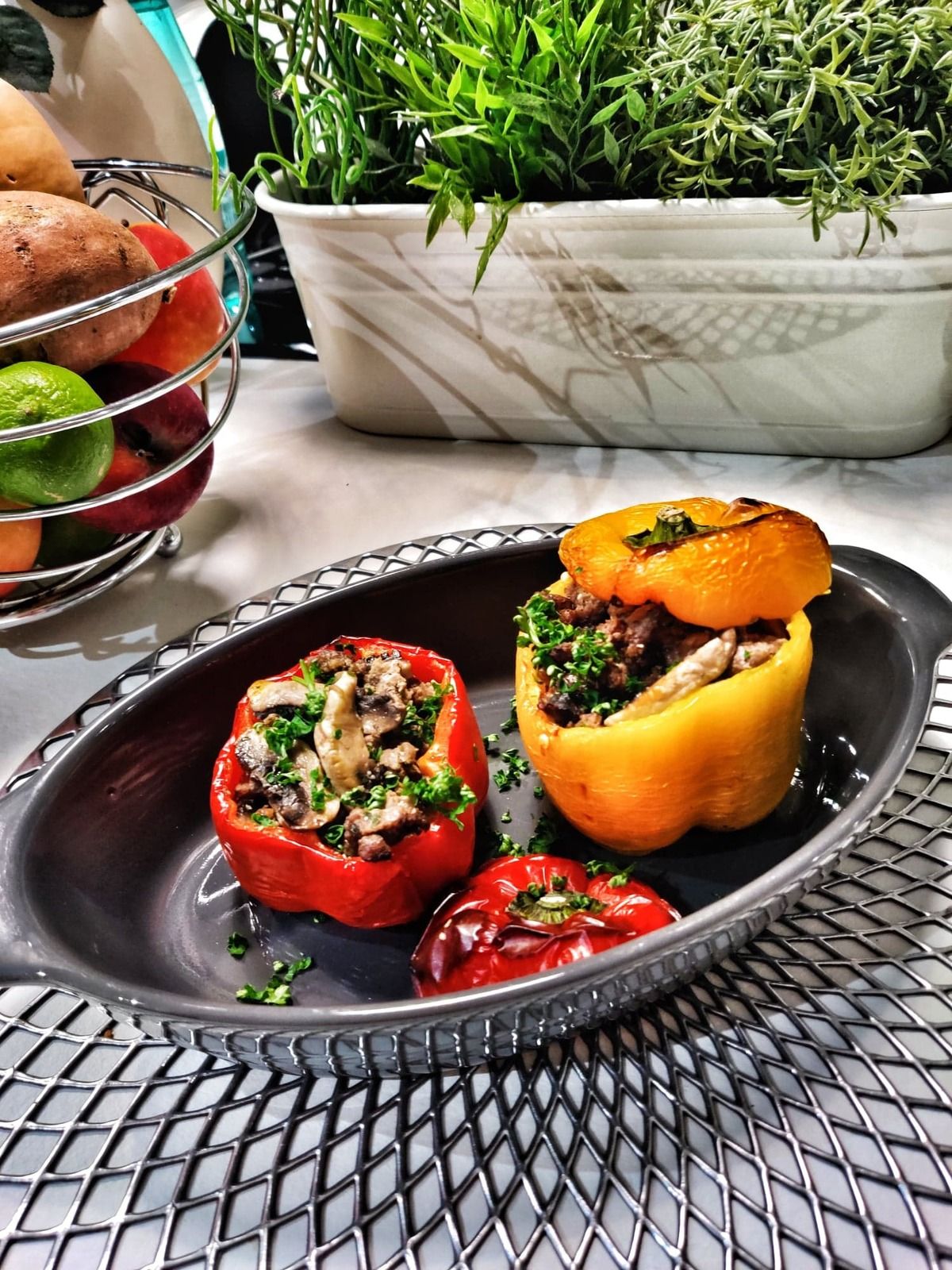 recette poivron farcie