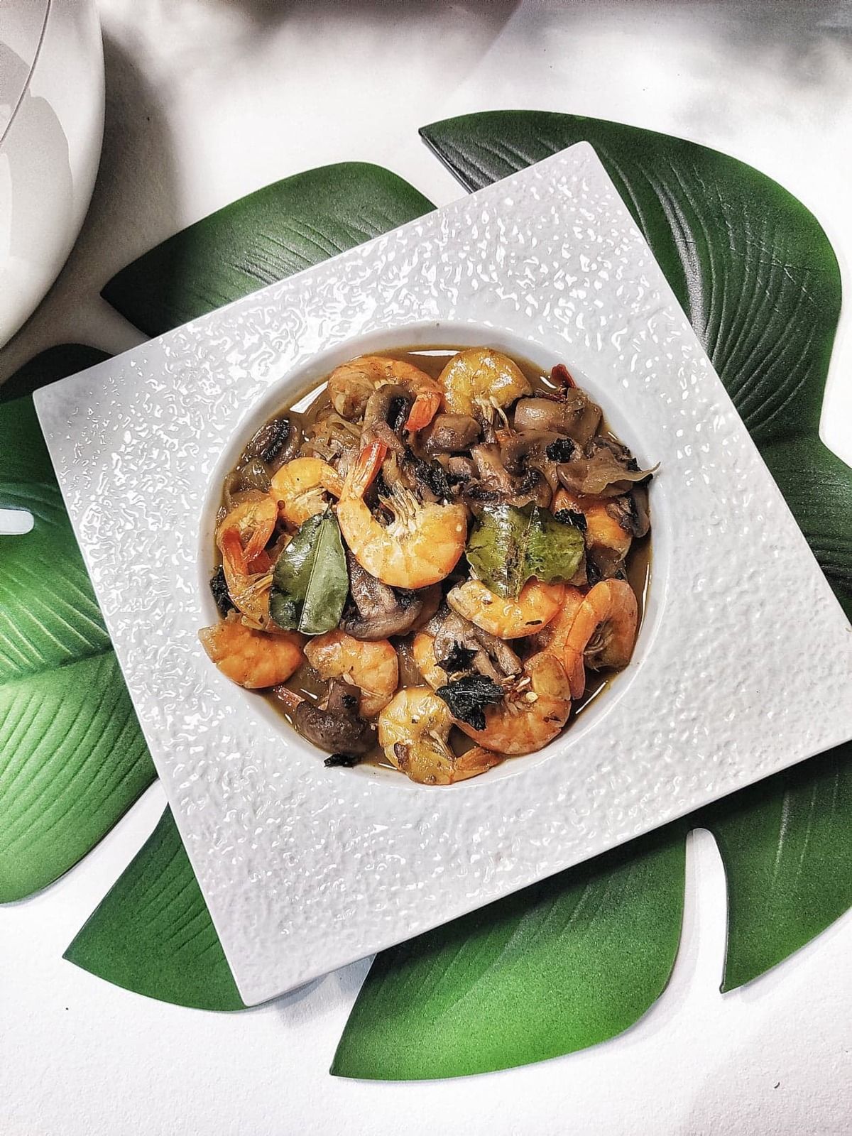 crevettes au curry