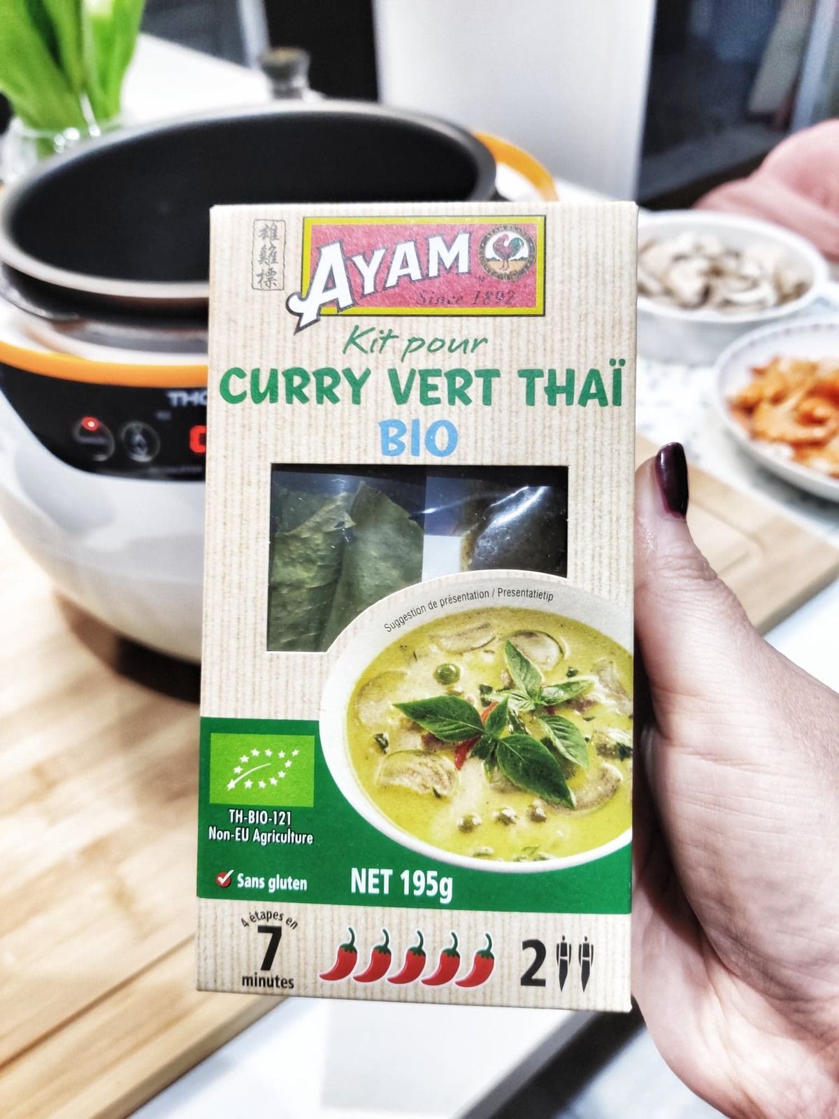 kit curry vert bio