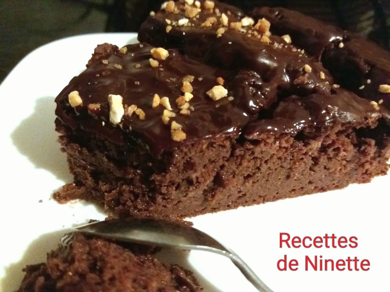 Gateau Chocolat Compote De Pomme Weight Watchers Gâteau tout chocolat - Les recettes de Ninette