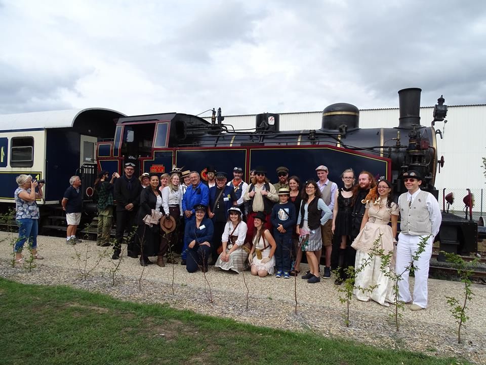 photos des vaporistes nantais. Je n'ai pas pu y aller.