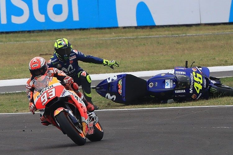Avoir Images Motogp Argentine J 3 Valentino Rossi Marquez N Est Pas Venu dernière salutations
