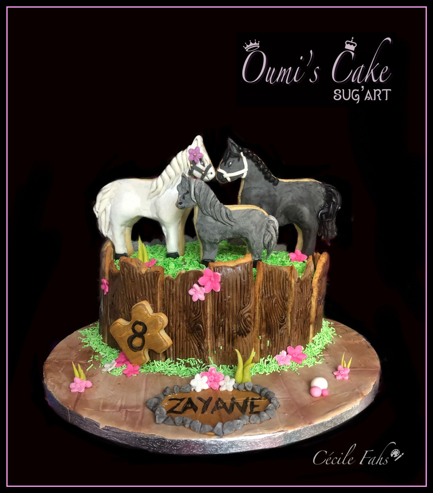 Gateau Cheval Oumi S Cake Sug Art
