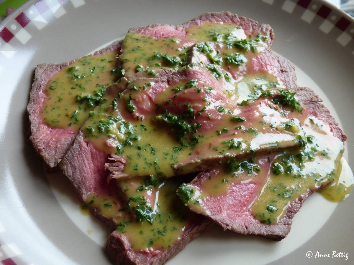 Rôti de boeuf, sauce tonique La cuisine toute simple de Mamita
