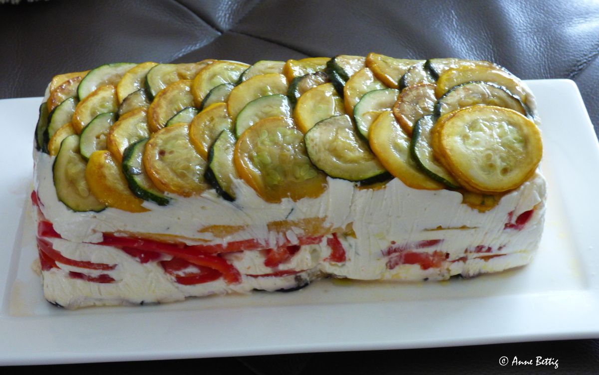 Terrine de légumes au fromage frais La cuisine toute simple de Mamita
