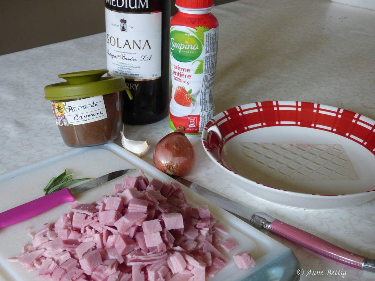 Verrines de mousse de jambon au Sherry - La cuisine toute simple de Mamita
