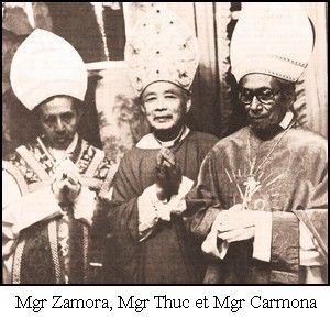 Mgrs Zamora, Thuc et Carmona