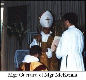 Mgr Guérard et Mgr McKenna